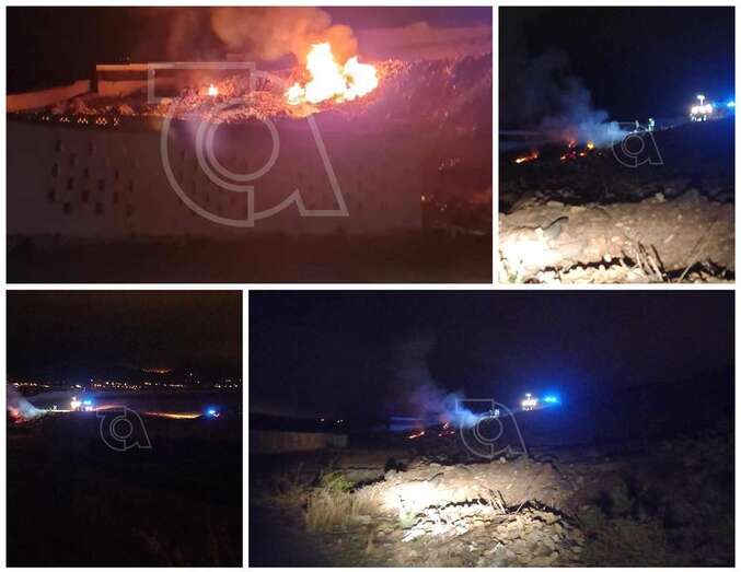 Imágenes del incendio enviadas por lectores de TA.